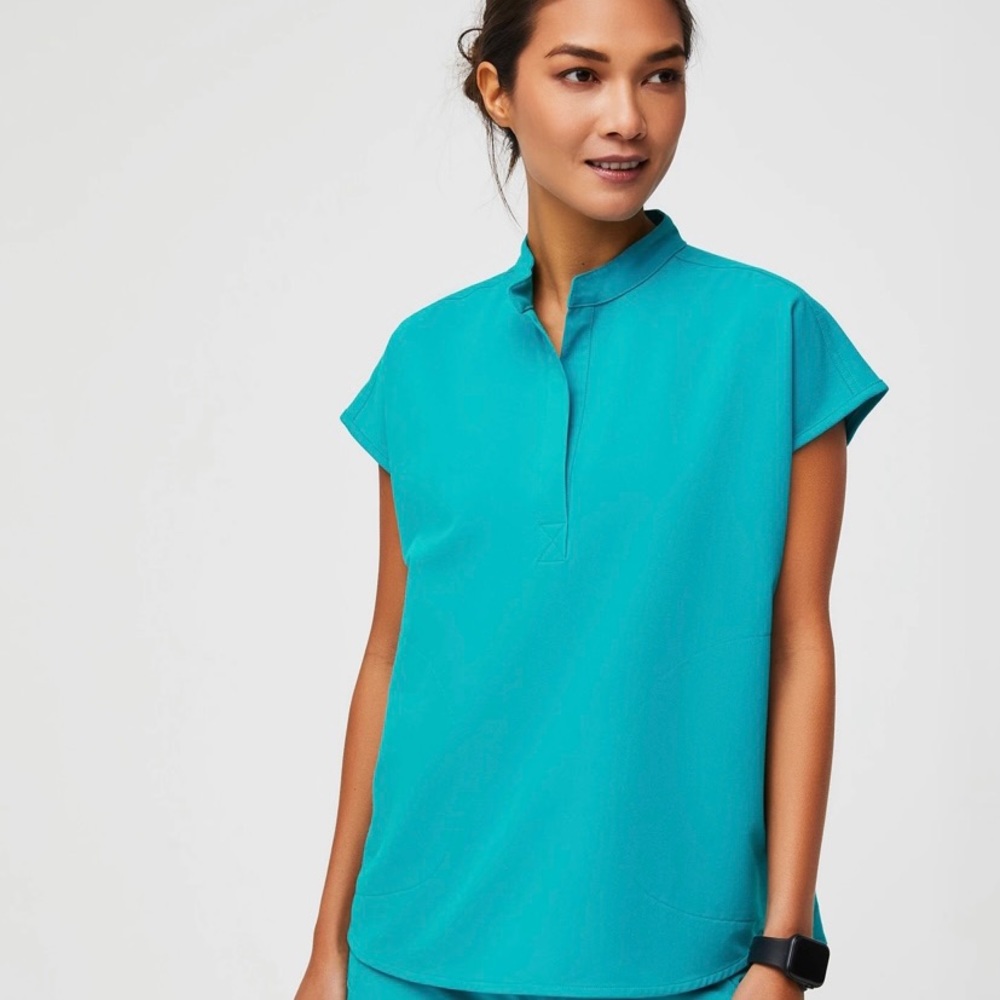 Figs Teal Rafaela Top/ Teal petite Zamora Joggers